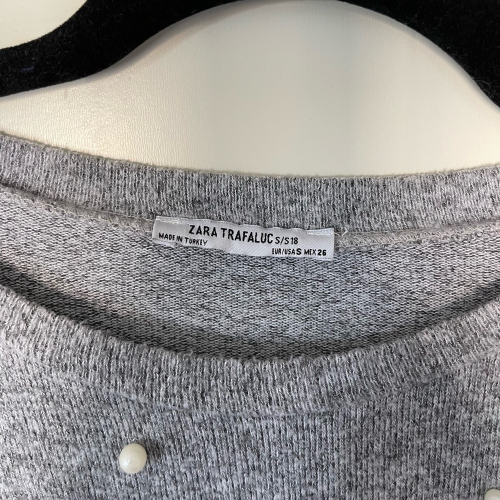 Zara Pearl Embellished Top - Picture 2 of 6
